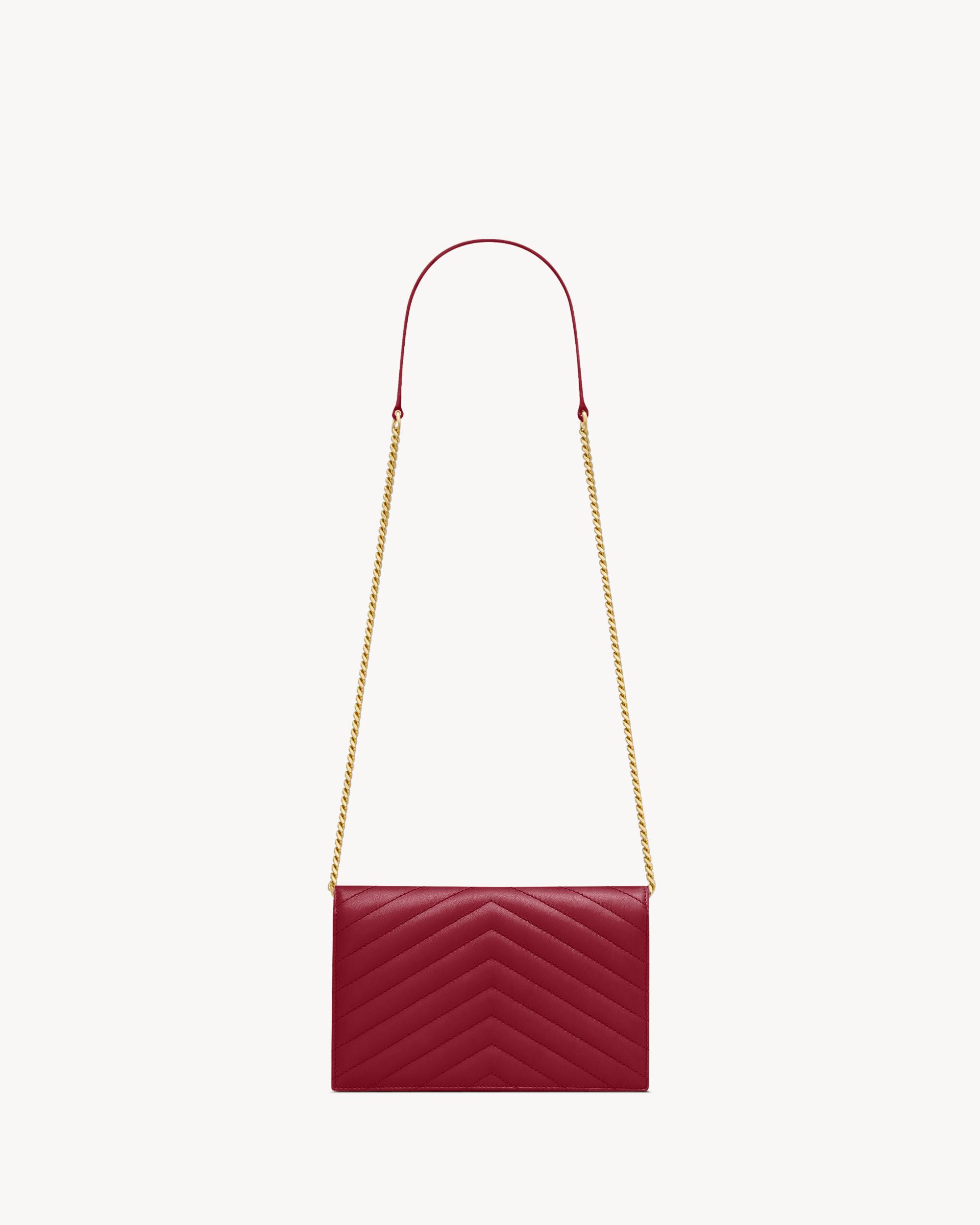 CASSANDRE ENVELOPE CHAIN WALLET IN LAMBSKIN Product Image