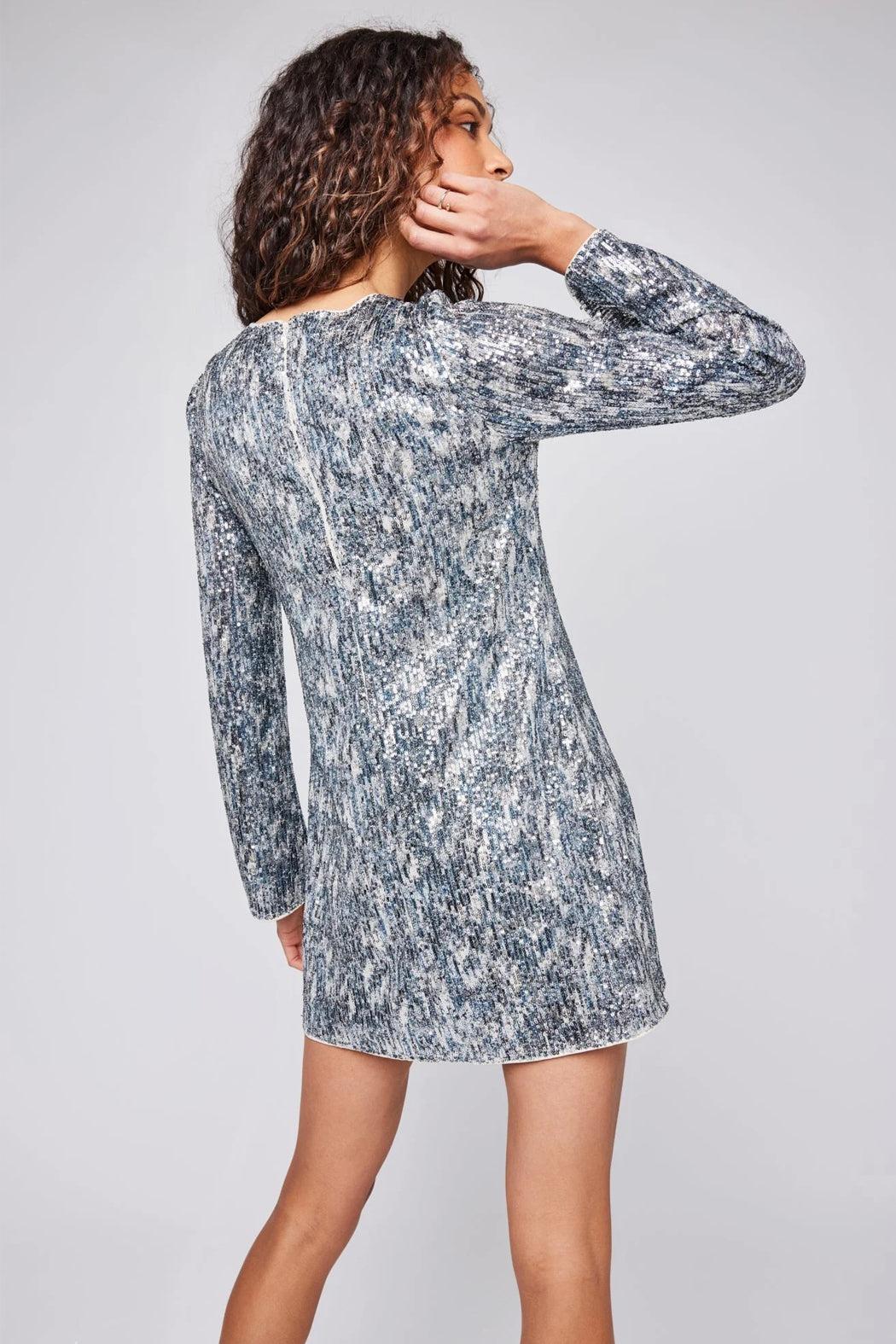 Zadie Sequin Mini Dress Product Image