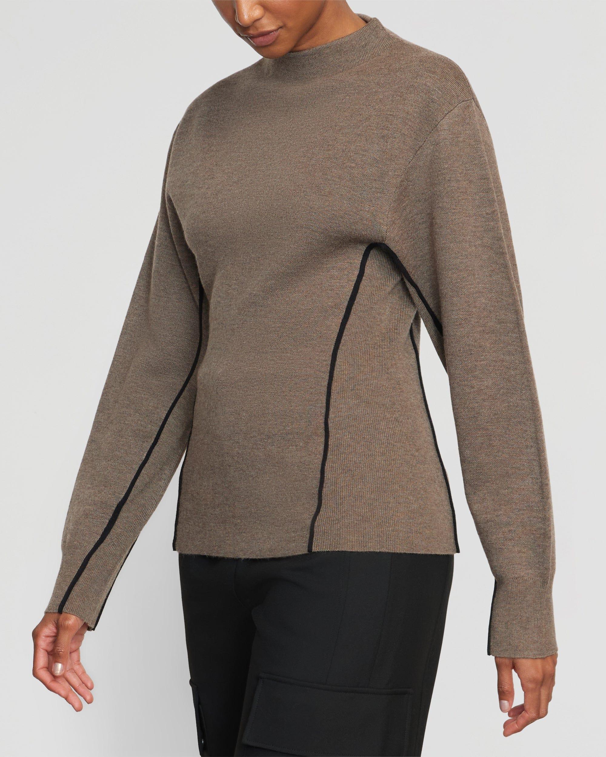 Clarice Contrast-Piping Sweater Product Image