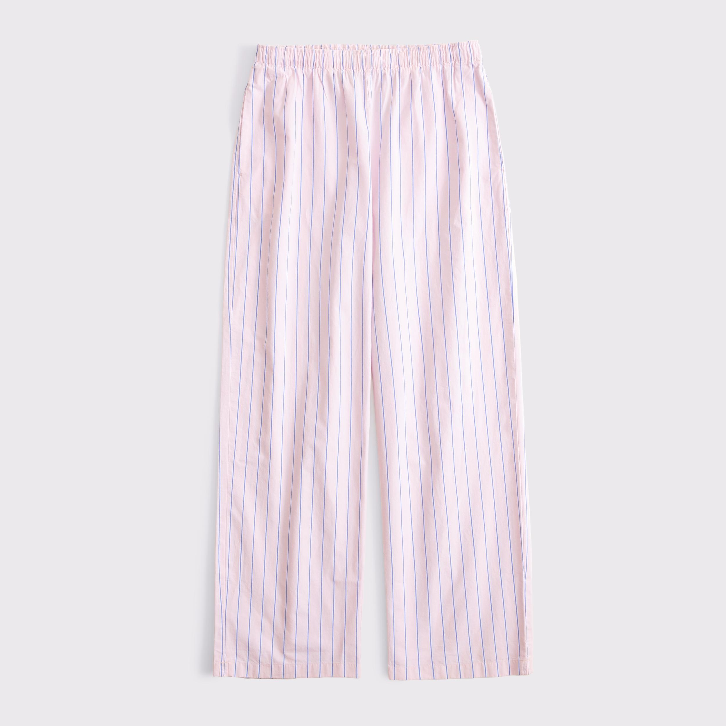 Poplin Wide Leg Pull-On Pant Product Image