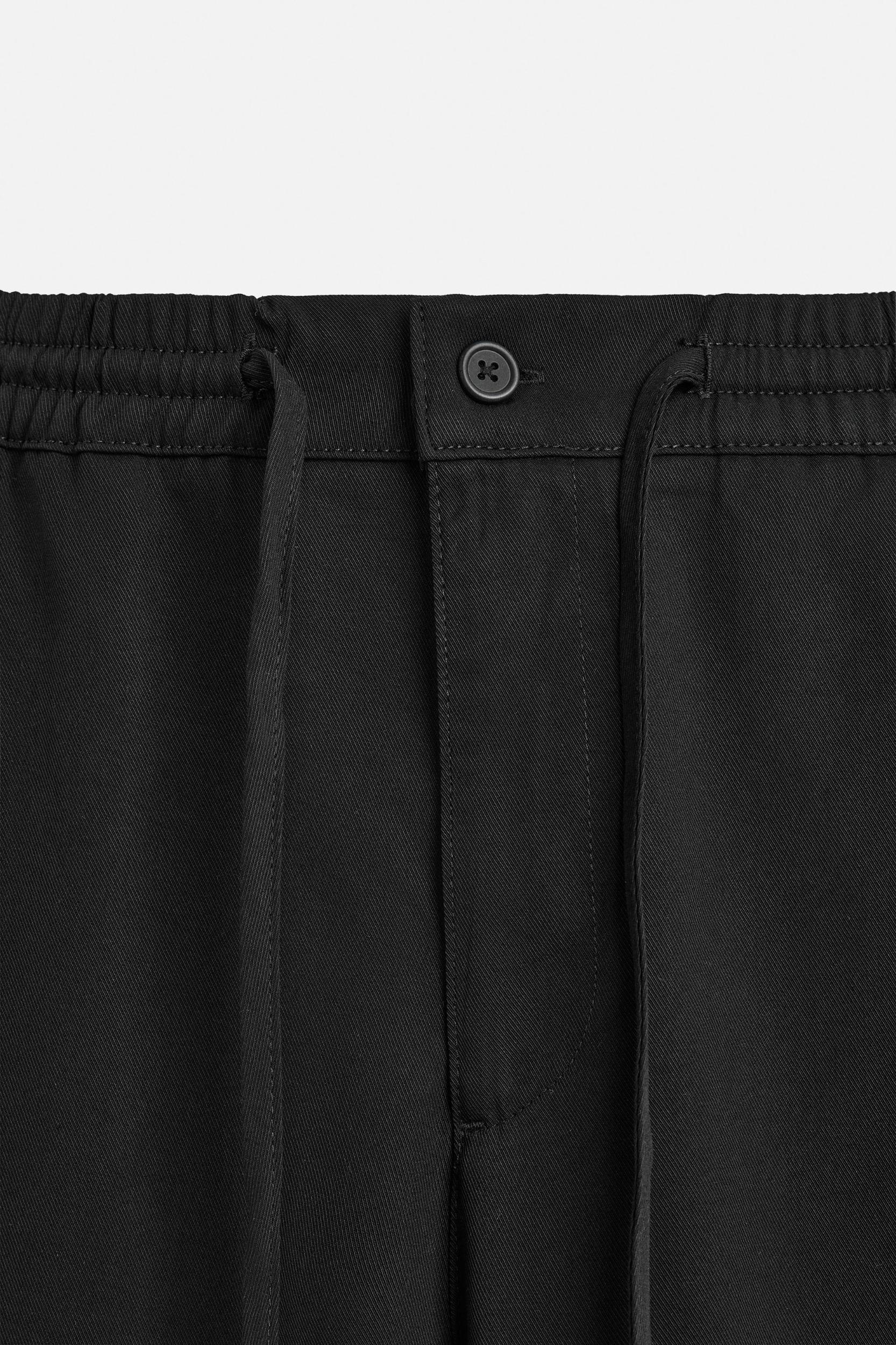 REGULAR FIT LYOCELL - VISCOSE PANTS Product Image