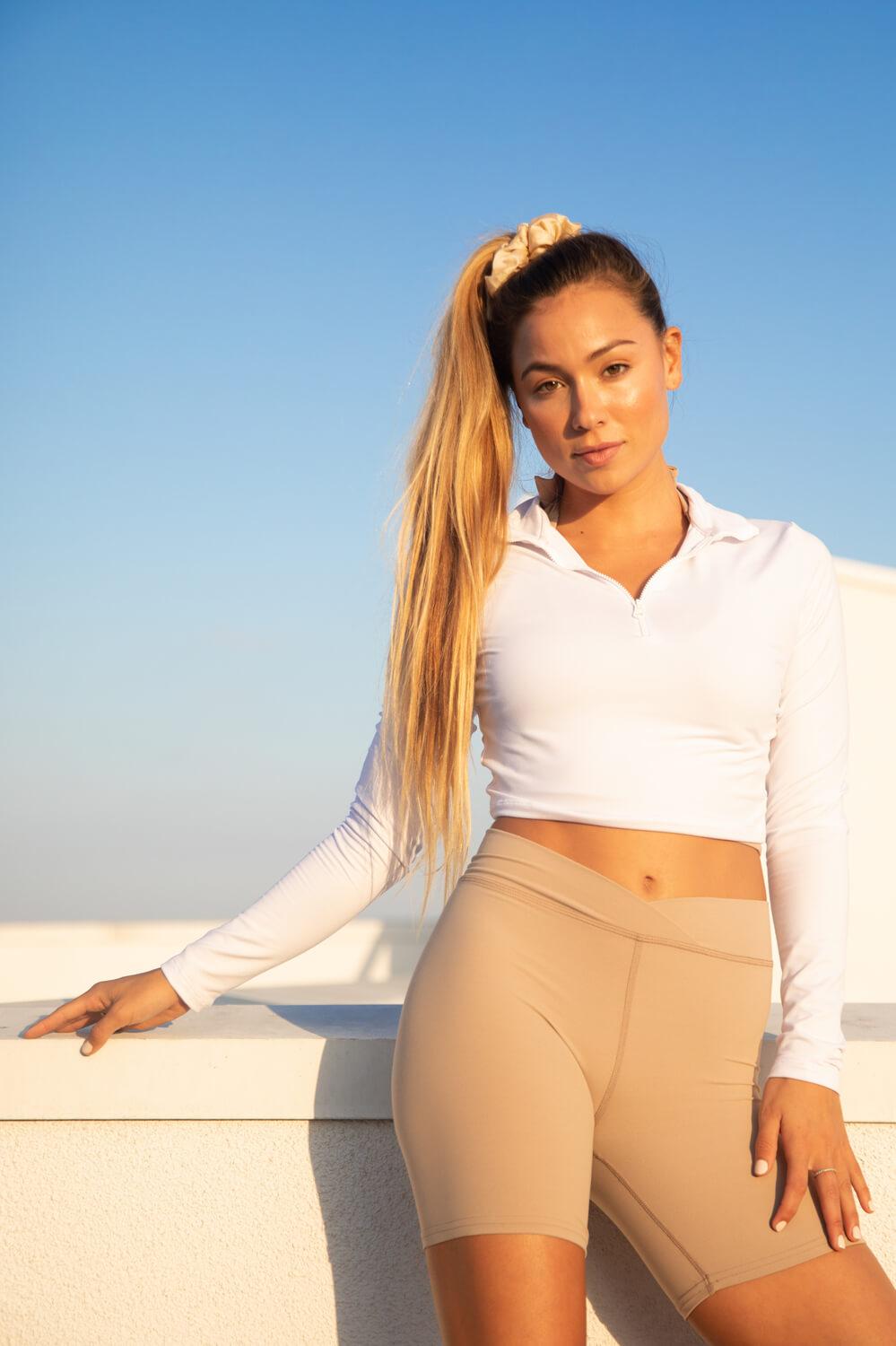 Snapper Cropped 1/4 Zip Up Pullover - Seasalt Female Product Image