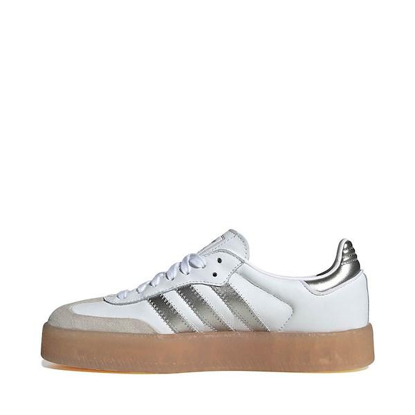 Womens adidas Sambae Athletic Shoe Silver Metallic / Gum Product Image