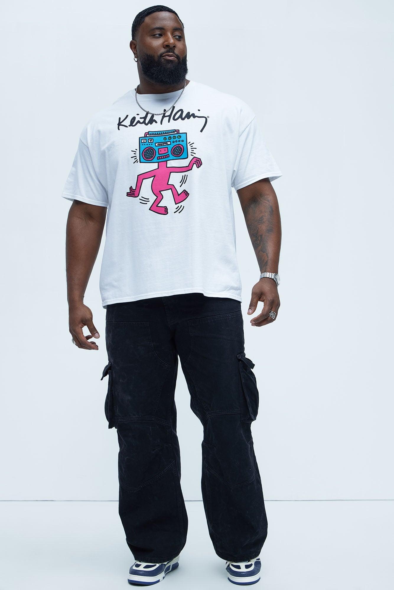 Keith Haring Short Sleeve Tee - White Product Image