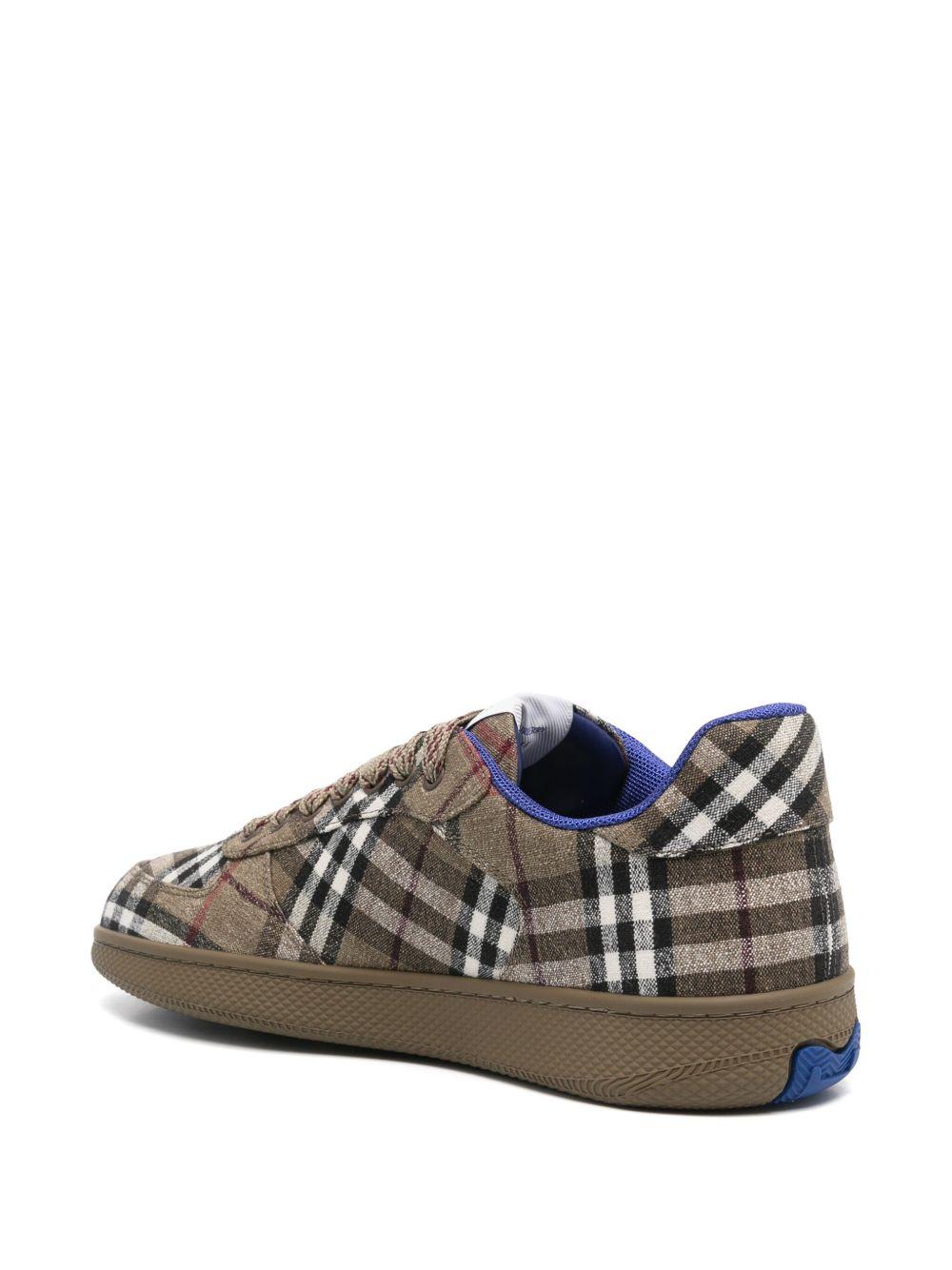 checked sneakers Product Image
