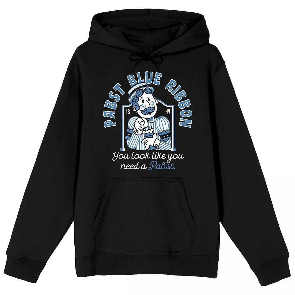 Men's Pabst Blue Ribbon You Look Hoodie,  Product Image