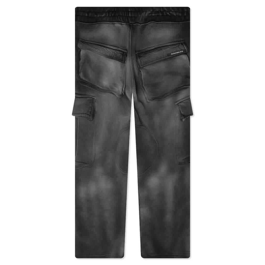 Sunfade Logo Cargo Sweatpant - Faded Black Male Product Image