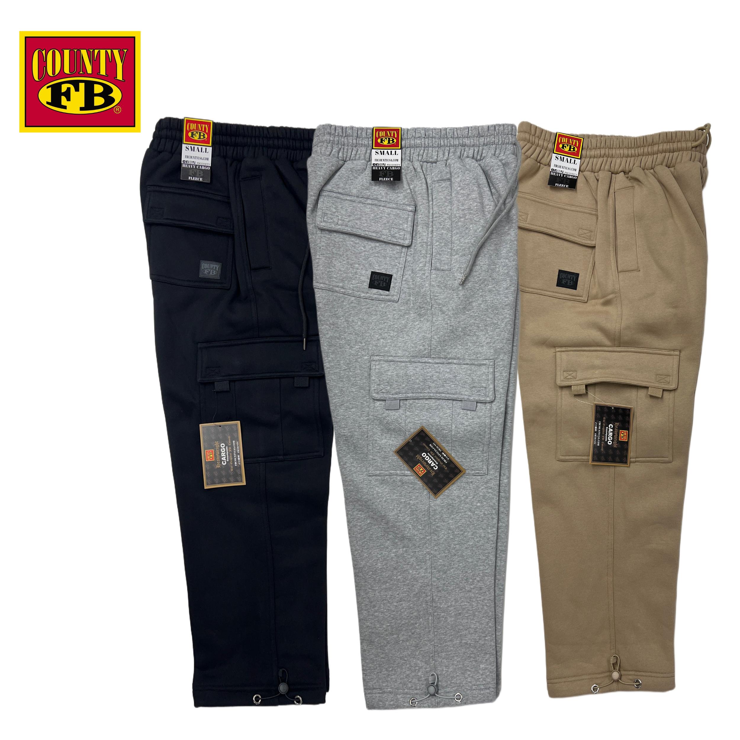 FB County Heavyweight Baggy Cargo Sweatpants Male Product Image