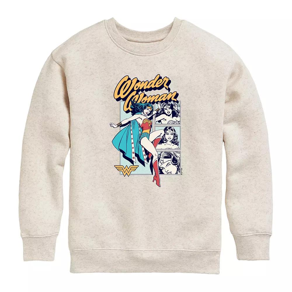 Girls 7-16 Wonder Women Comic Panels Fleece, Girl's,  Product Image