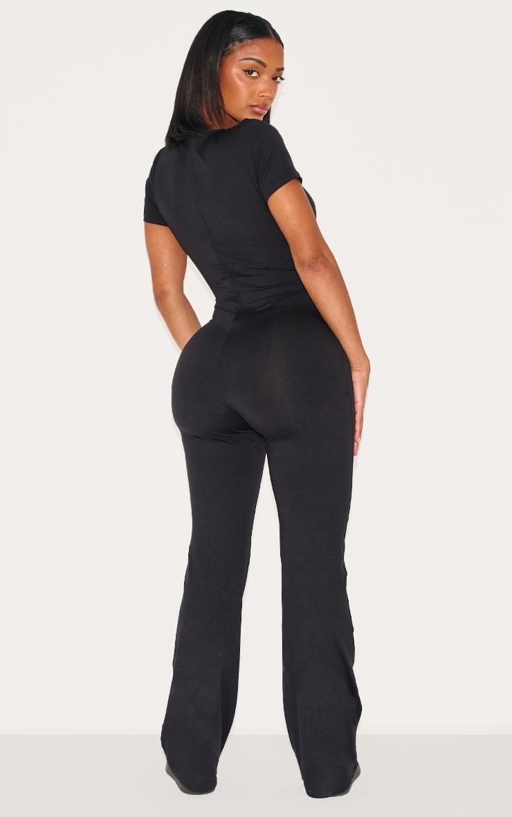 Shape Black Sculpted Short Sleeve Jumpsuit Product Image