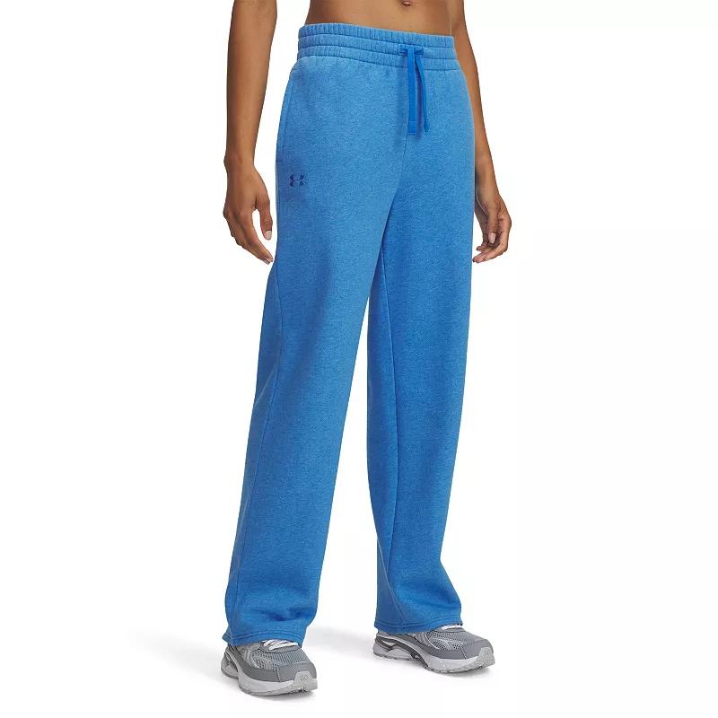 Women's Under Armour Rival Fleece Straight Leg Pants,  Product Image