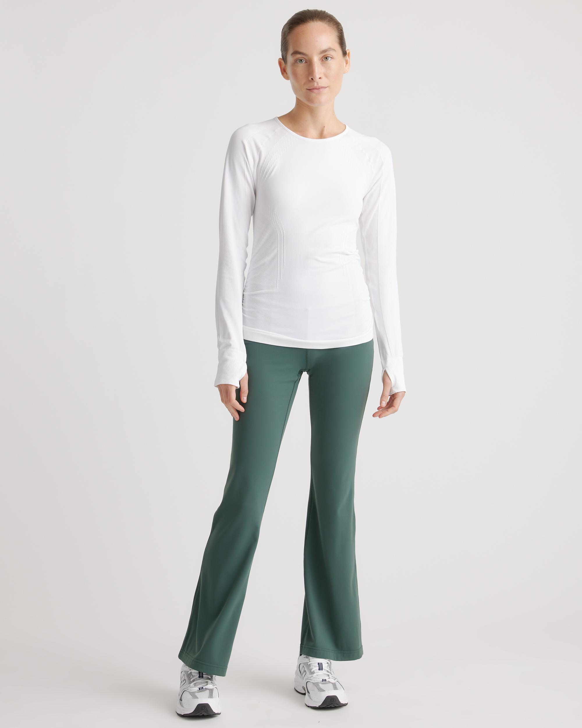 Quince | Women's Seamless Ruched Long Sleeve Top Nylon Product Image