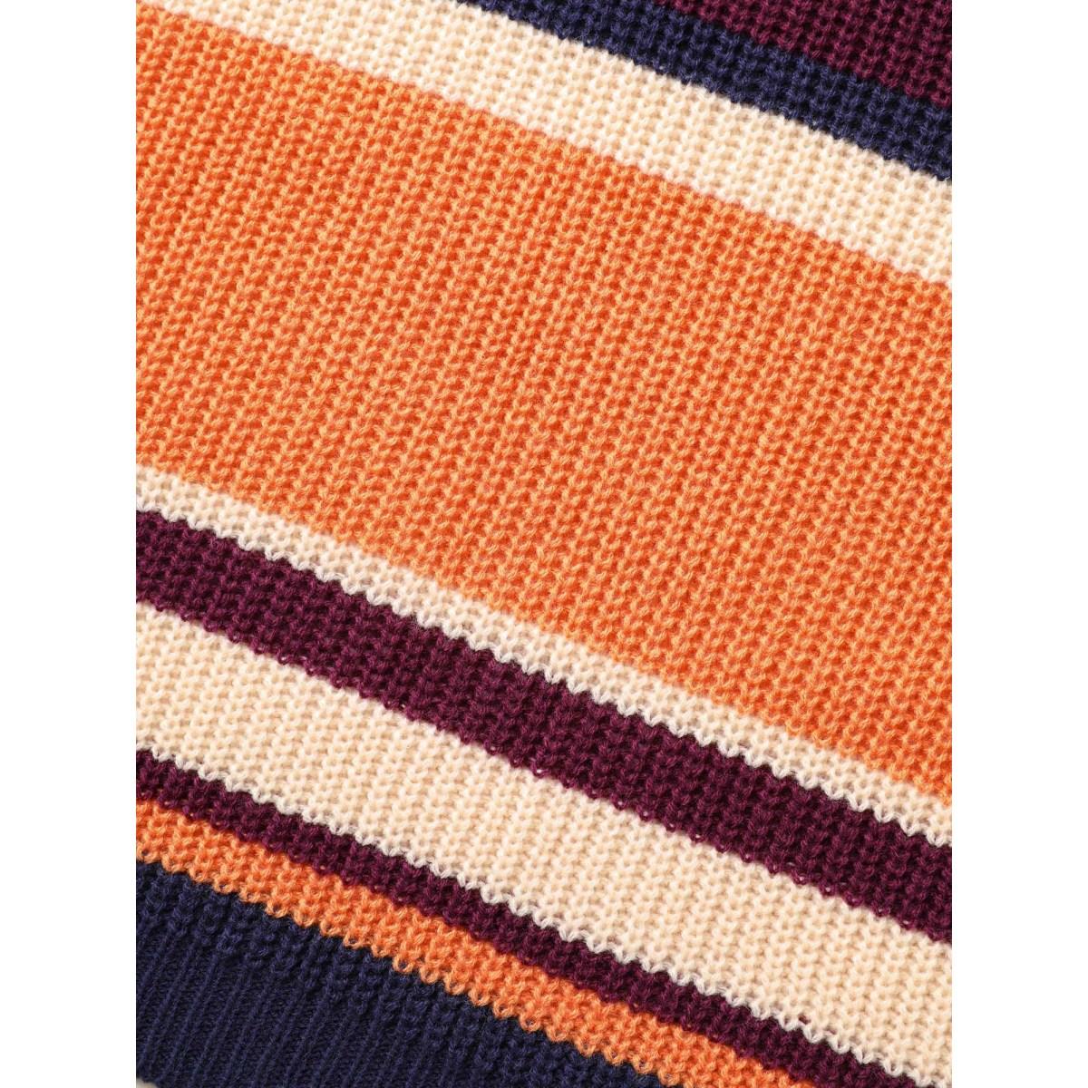 Plus Size Colorblock Contrast Patched Pocket Open Front Cardigan Plum Women Casual Loose Long Sleeve Everyday Cardigans BloomChic 28/5X Product Image