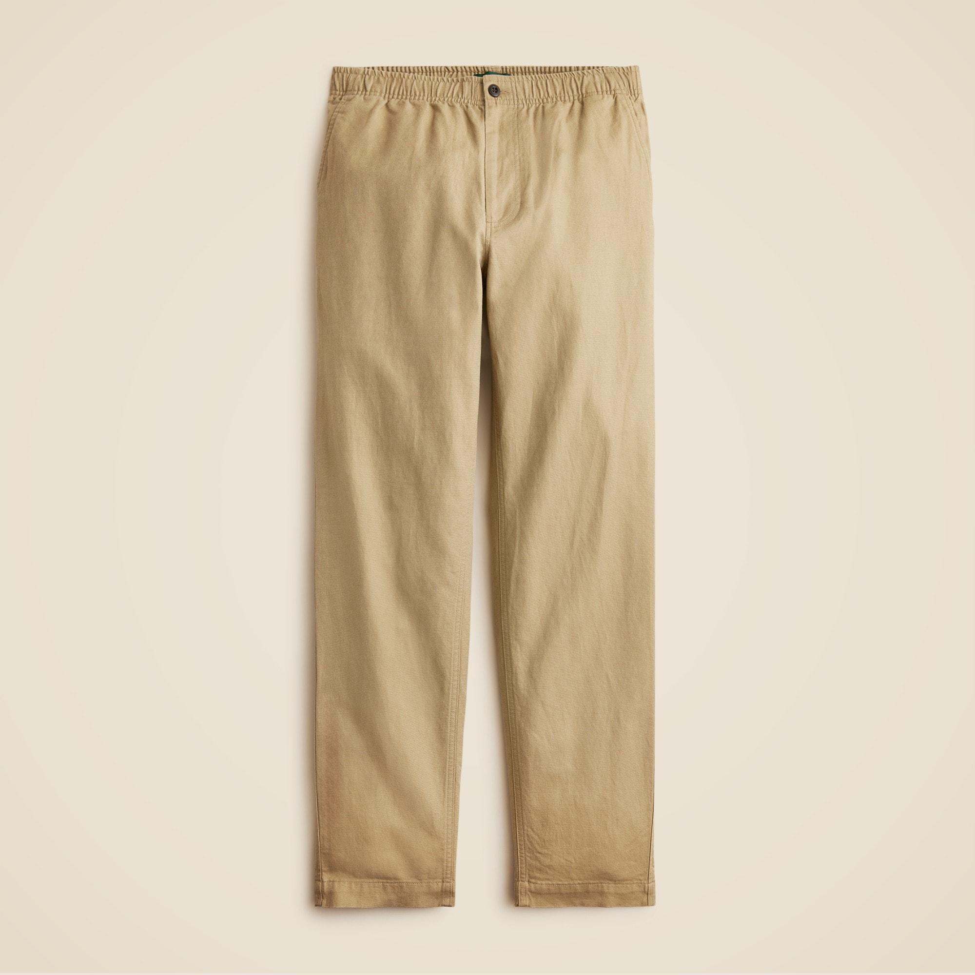 Pier pant in cotton-linen blend canvas Product Image