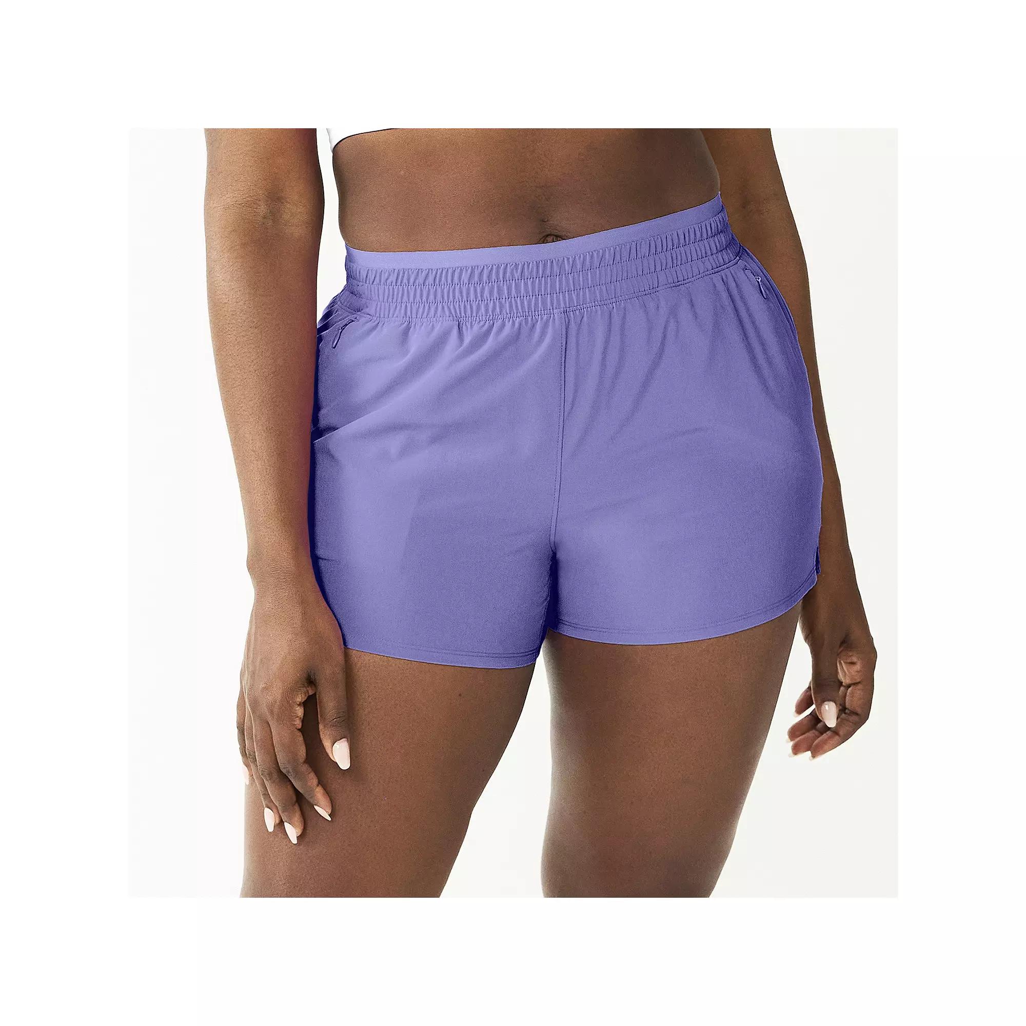 Women's Tek Gear Woven Run Shorts, Size: XXL, Peyton Purple Product Image