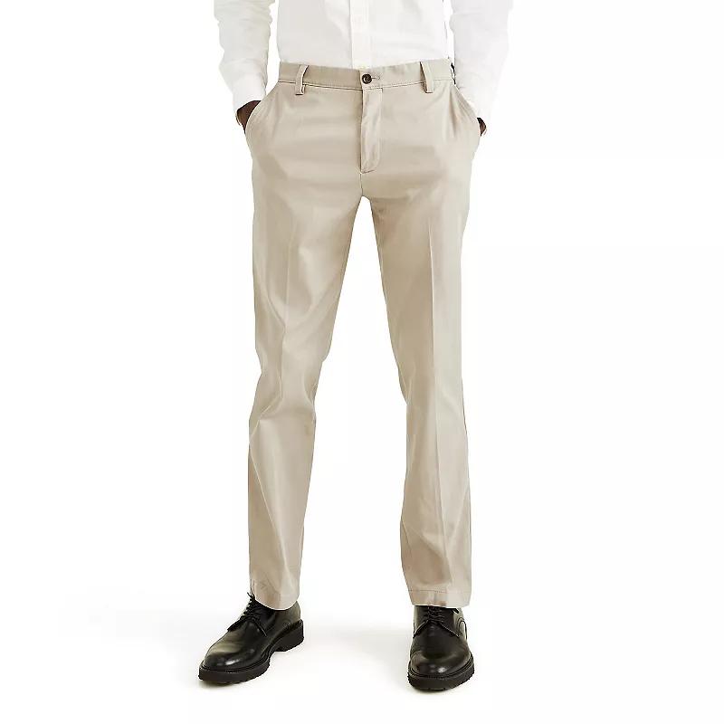 Men's Dockers® Stretch Easy Khaki Straight-Fit Flat-Front Pants,  Product Image