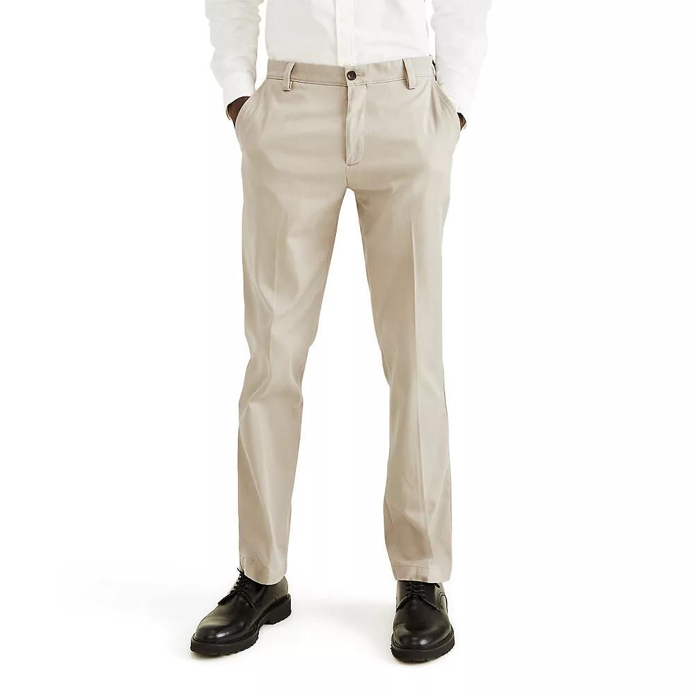 Men's Dockers® Stretch Easy Khaki Straight-Fit Flat-Front Pants,  Product Image