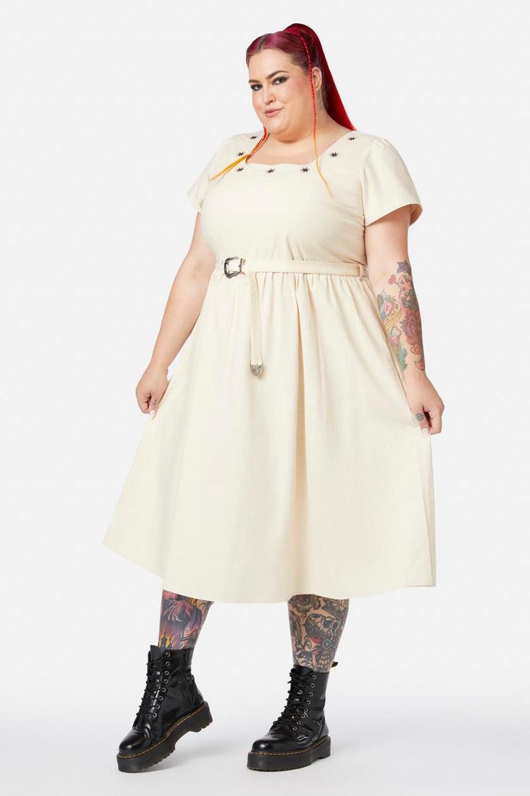 Curve Saloon Midi Dress Product Image