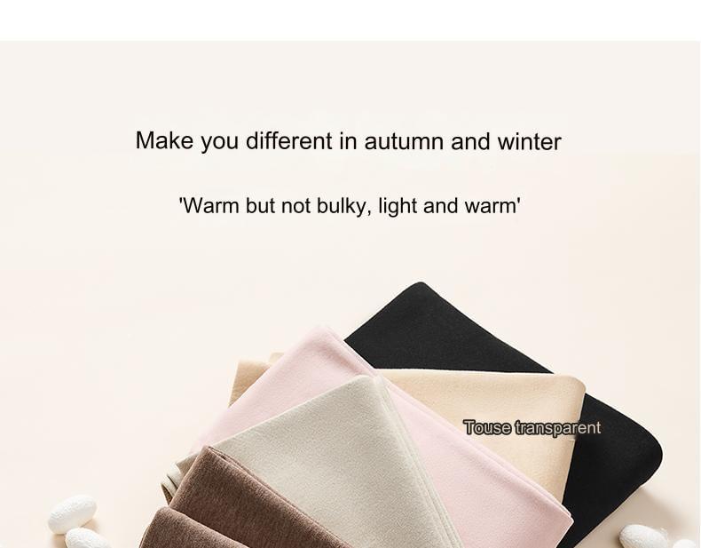 Mid Rise Plain Thermal Leggings Product Image