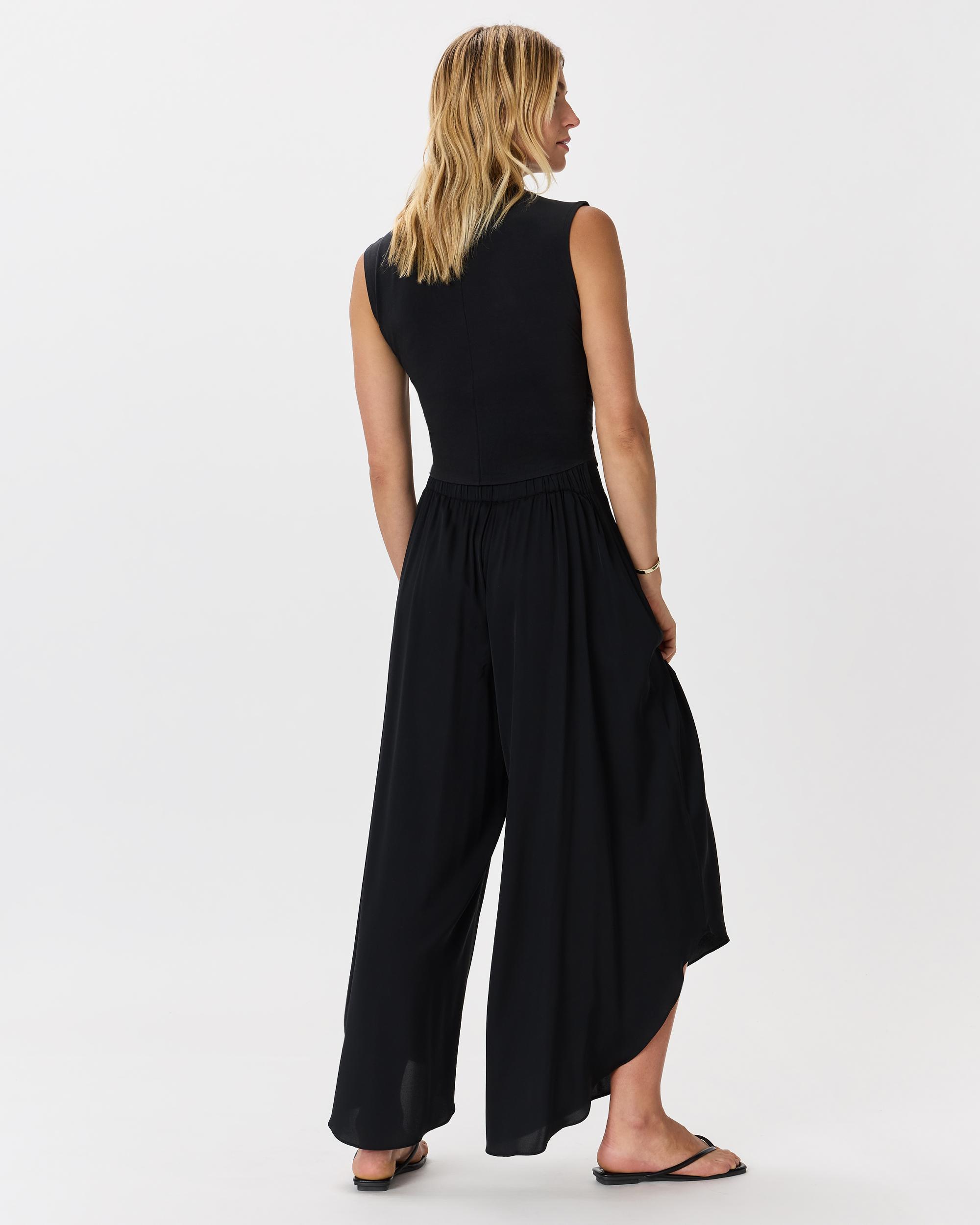 Quince | Women's Washable Stretch Silk Palazzo Pants Size XL, Mulberry Silk Product Image