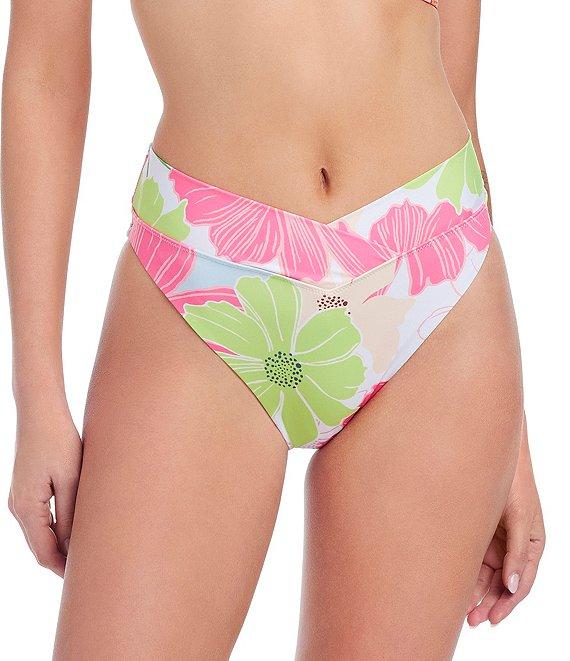 Sanctuary Charming Floral V-Waist Hipster Swim Bottom Product Image