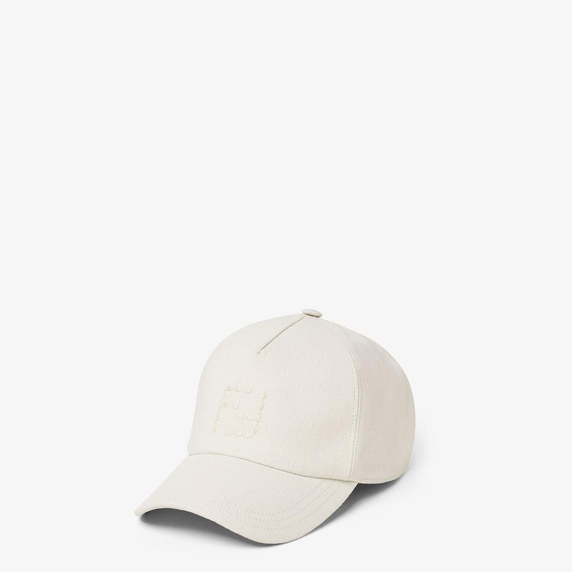 HatWhite canvas baseball cap Product Image