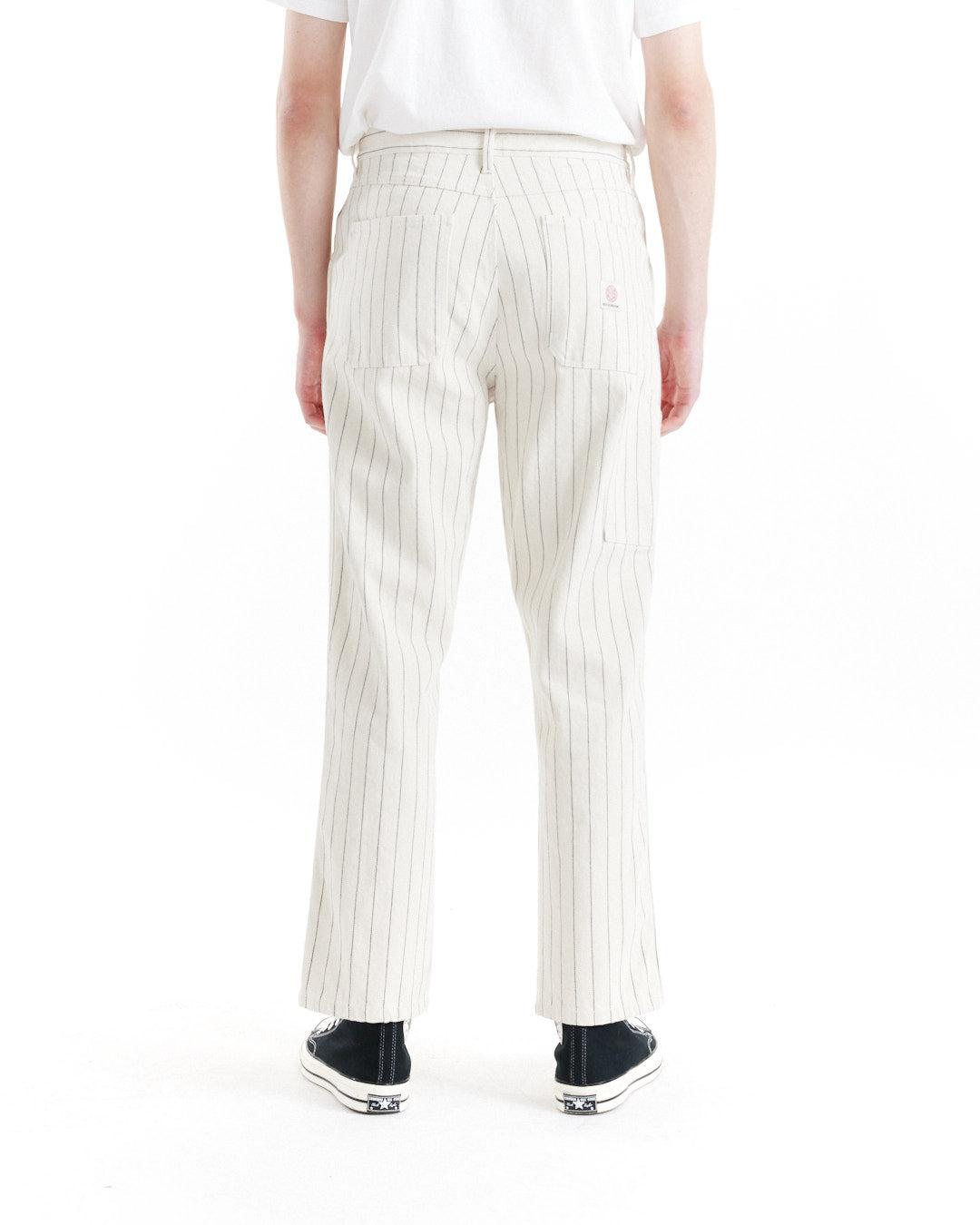 Dallas Stripe Work Pant - Natural Product Image