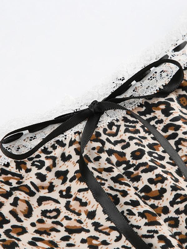 Leopard Print Shorts Product Image
