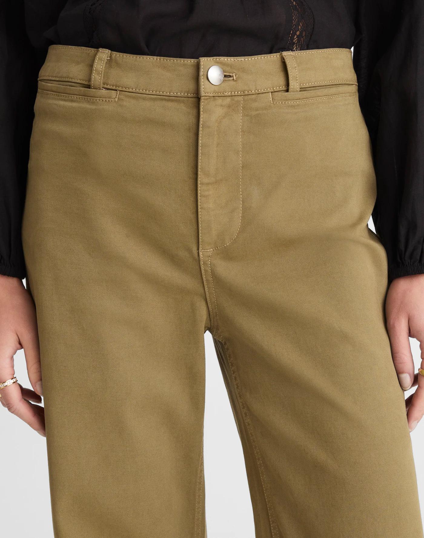 The Wide-Leg Pant in Twill Product Image