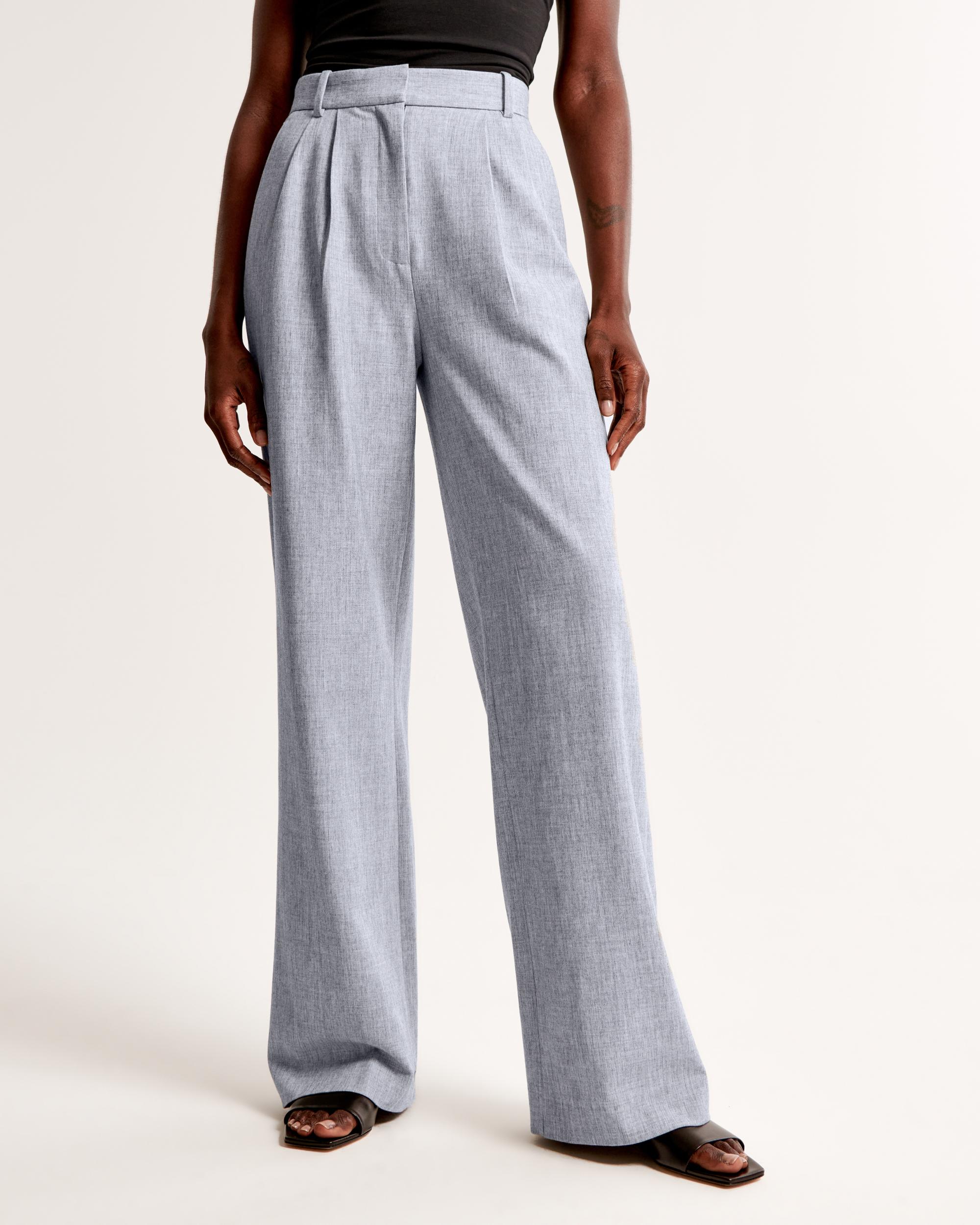 A&F Sloane Tailored Wide Leg Pant Product Image