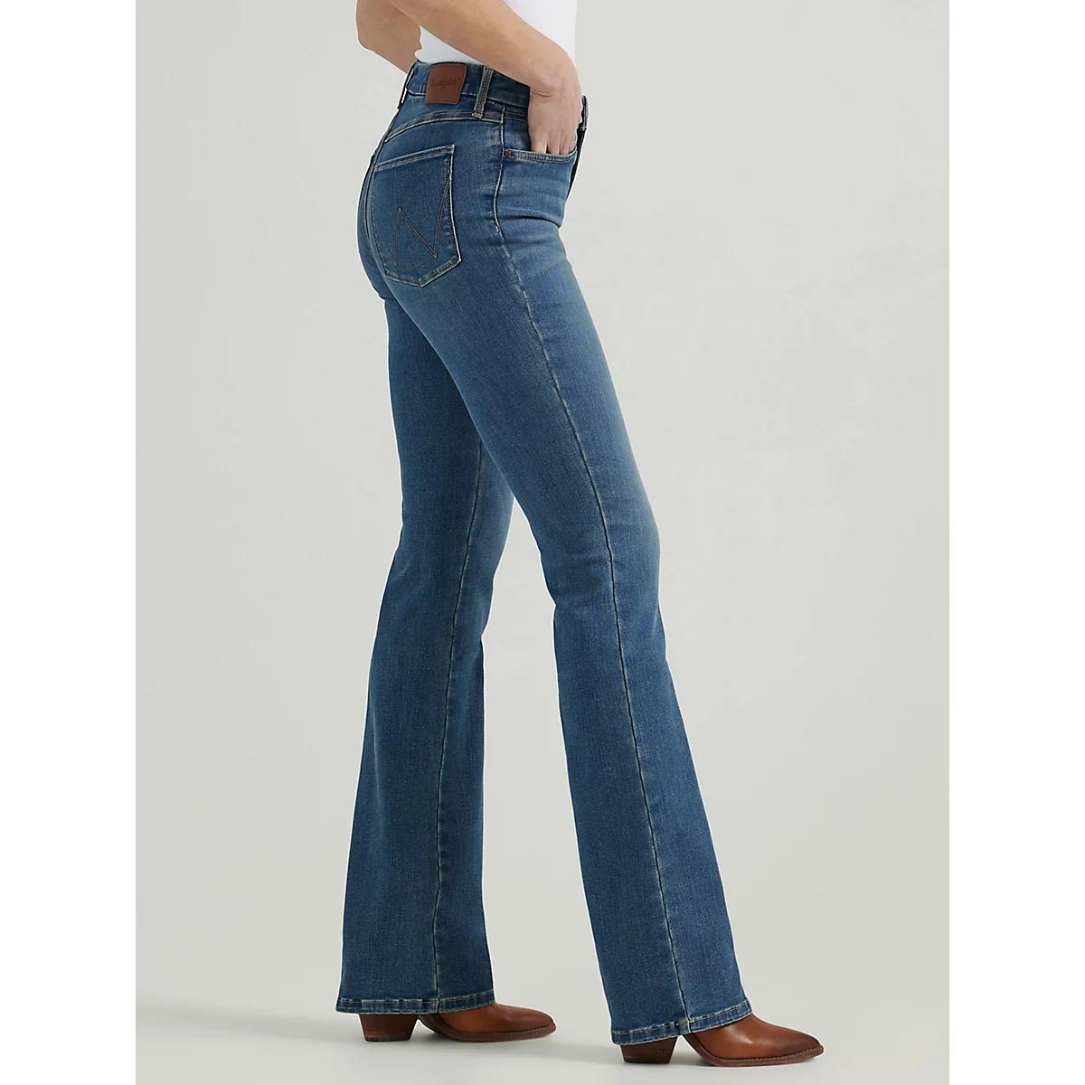 Women's Wrangler Bespoke High Rise Bootcut Jean in Ada Product Image