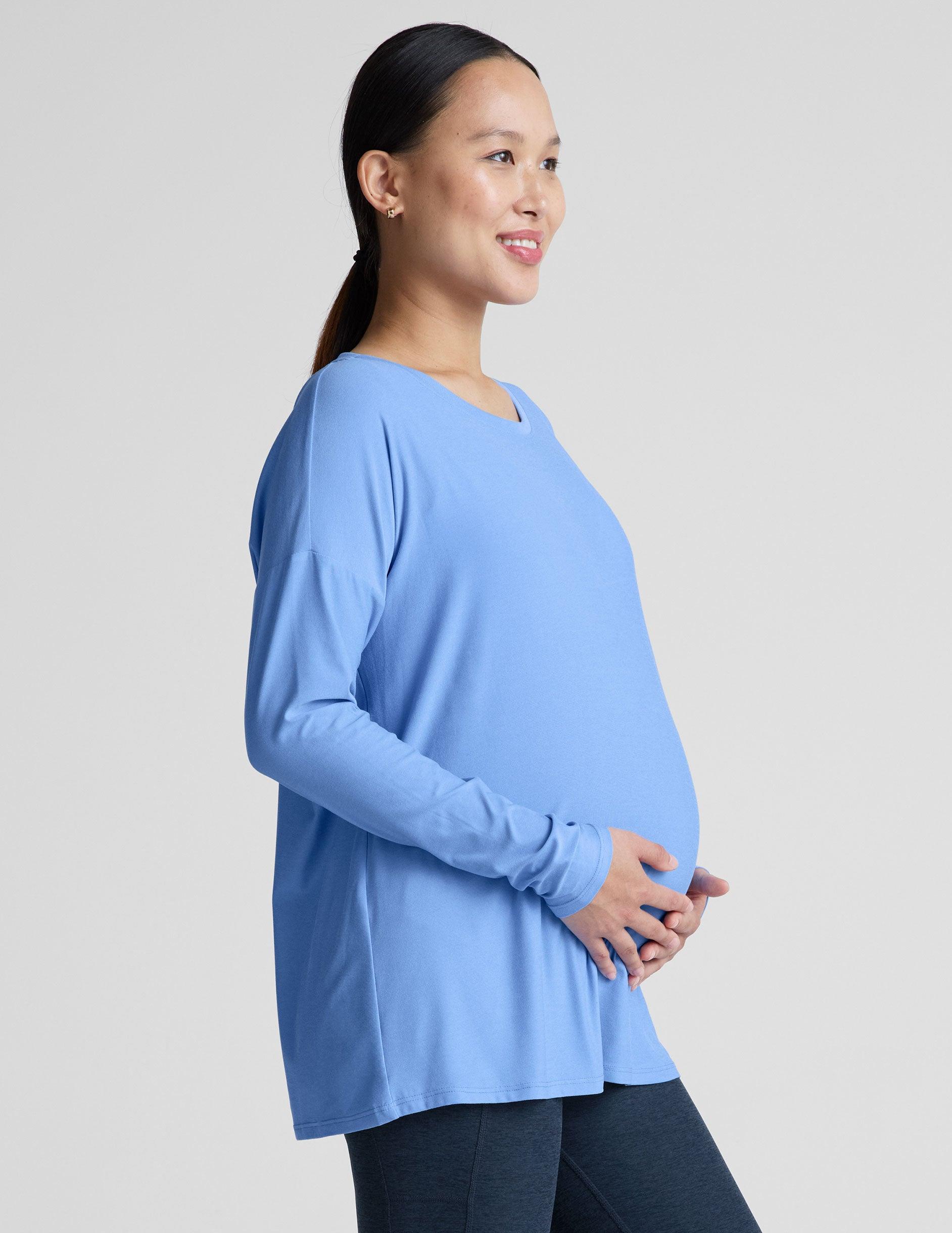 Featherweight Feels Like Home Long Sleeve Maternity Top Product Image