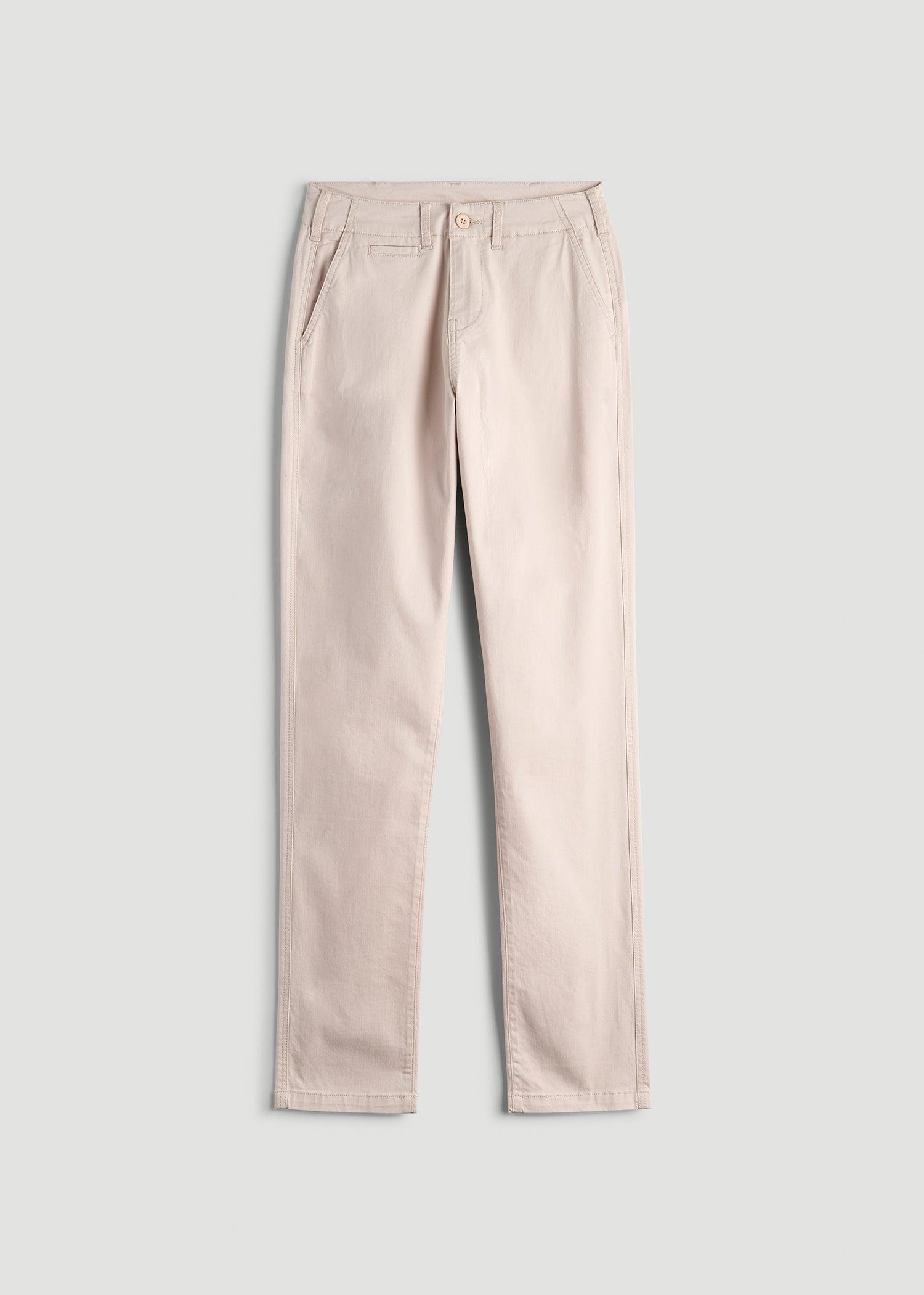 High Rise Tapered Chino Pants for Tall Women in Shell Female Product Image