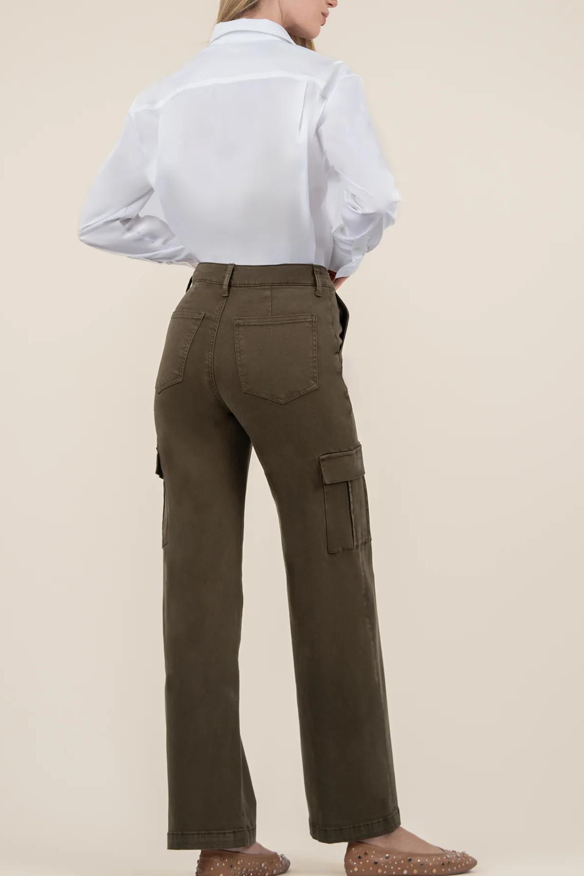 Miller High Rise Wide Leg - Olive Product Image