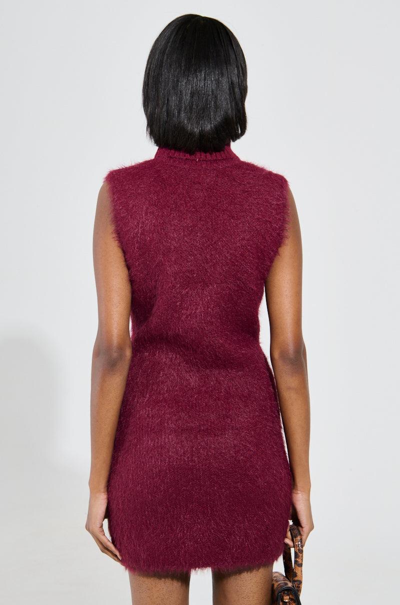 PINKY PROMISE SOFT KNIT MINI DRESS Product Image