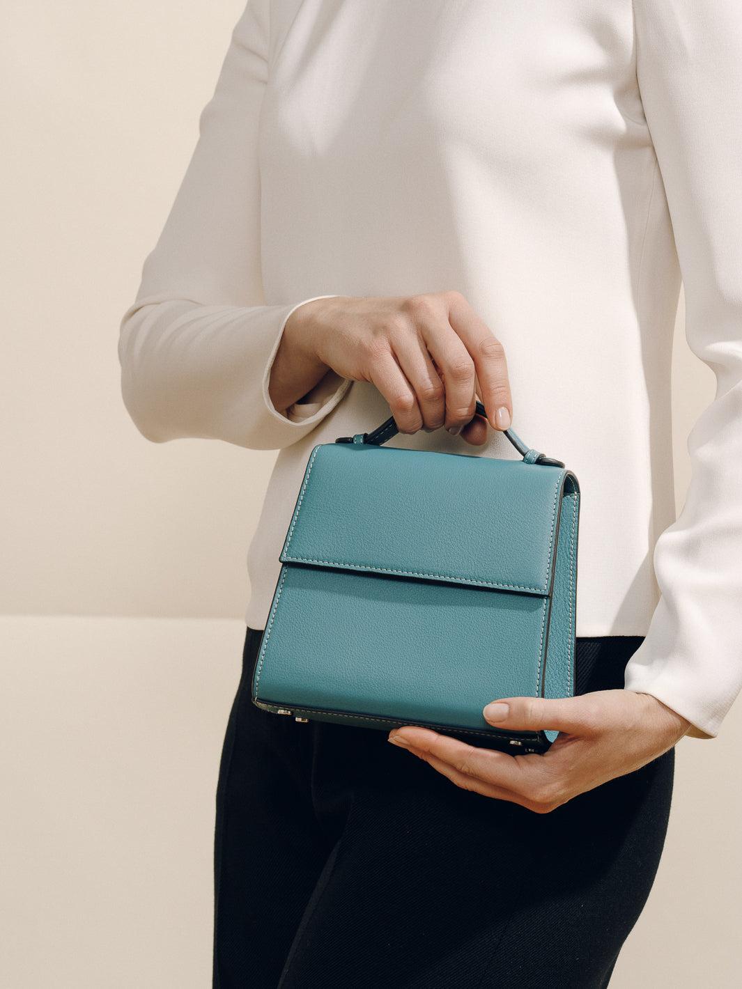 The Small Top Handle in Nappa Product Image