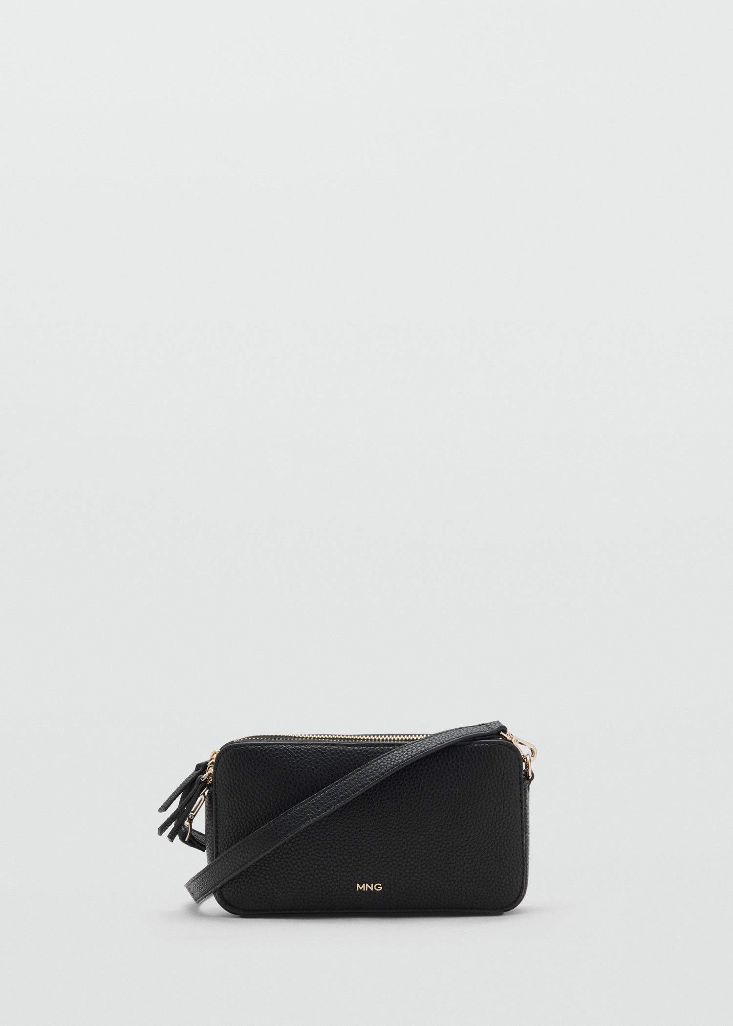 Shoulder bag with double zip - Women | MANGO USA Product Image