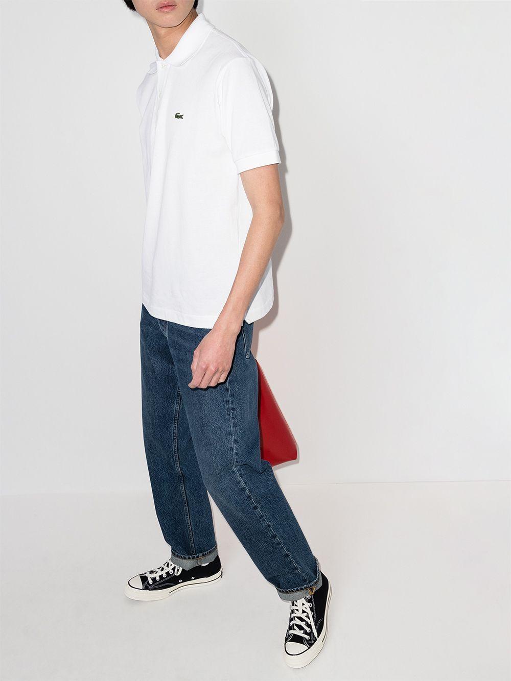 logo-patch short-sleeve polo shirt Product Image