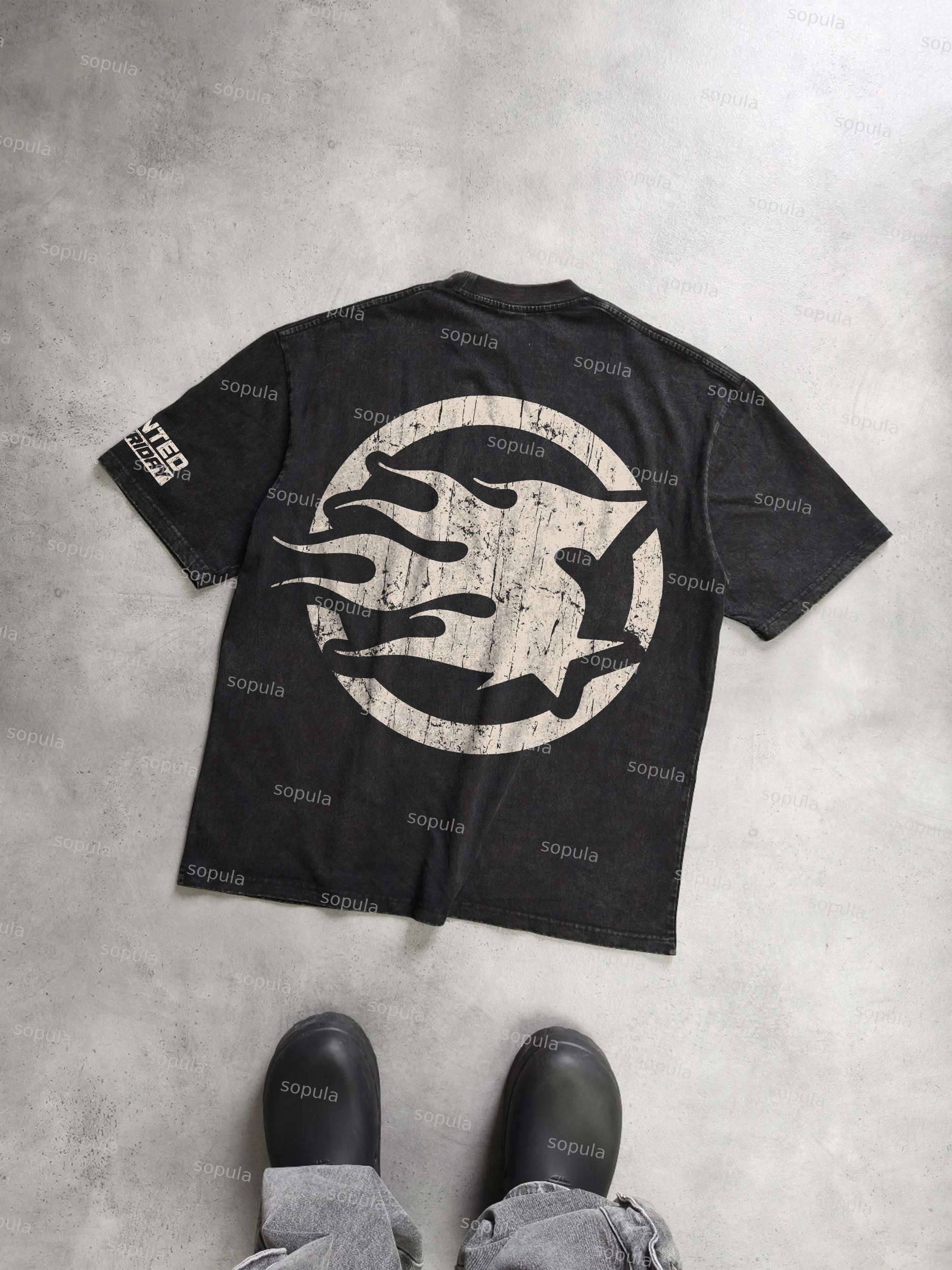 Fat Cat Eating Ramen Acid Washed T-shirt Product Image