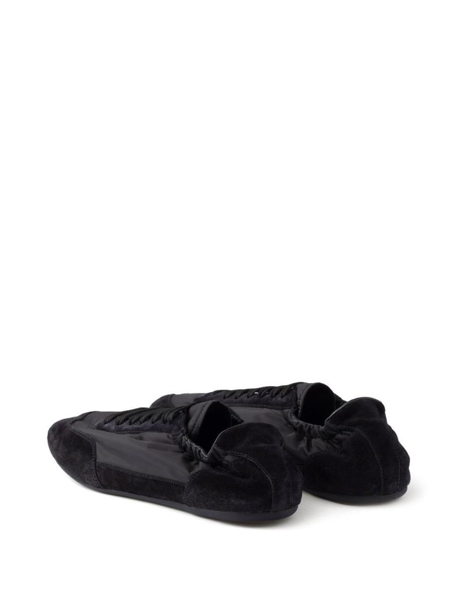 Collapse Re-Nylon suede sneakers Product Image