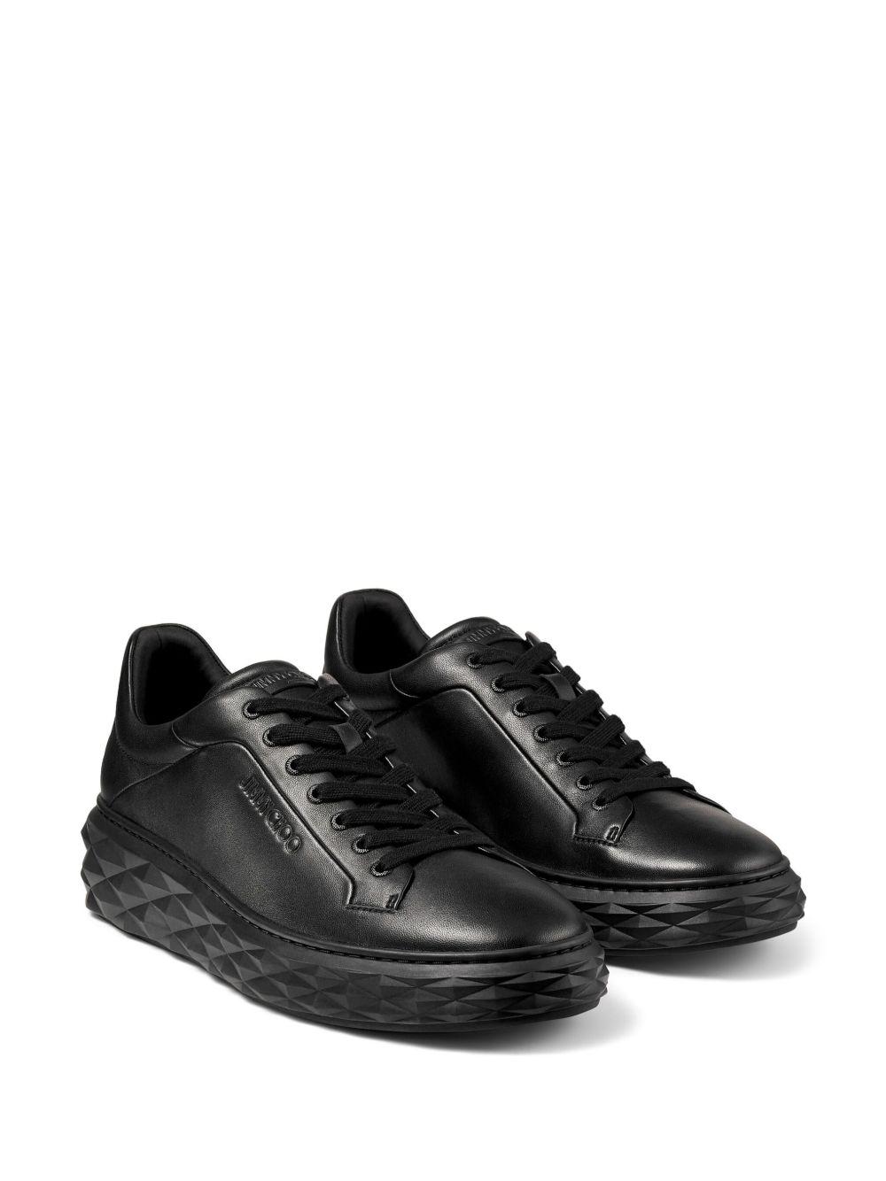Diamond Maxi leather sneakers  Product Image