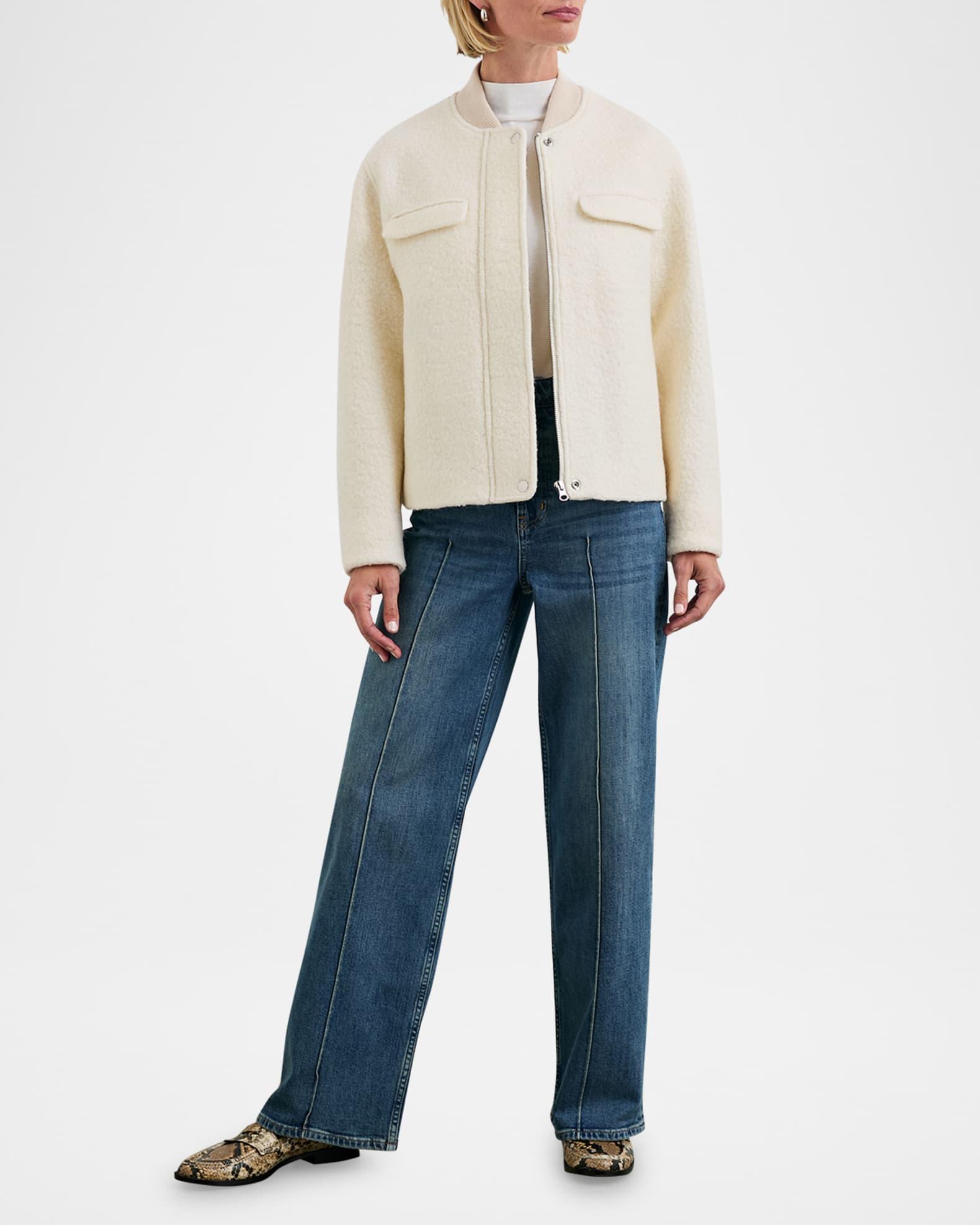 Kinsley Boucle Bomber Jacket Product Image