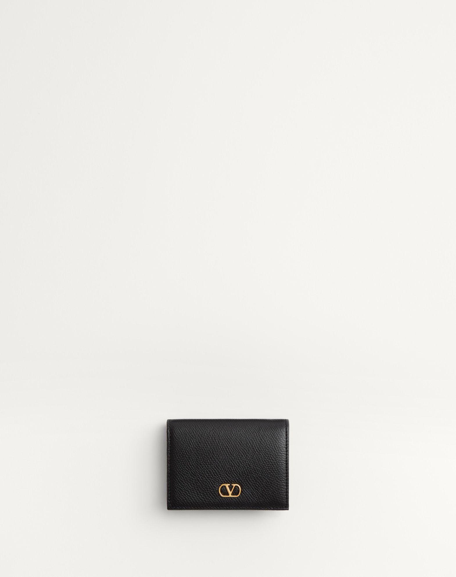 Vlogo Signature Grainy Calfskin Wallet Product Image