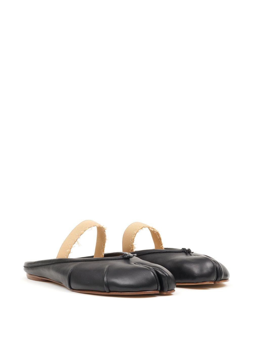 Tabi leather ballerina mules Product Image