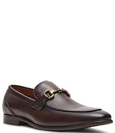 Steve Madden Mens Jayshan Leather Bit Slip On Dress Loafers Product Image
