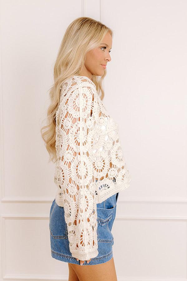 Coastal Dreams Crochet Top Product Image