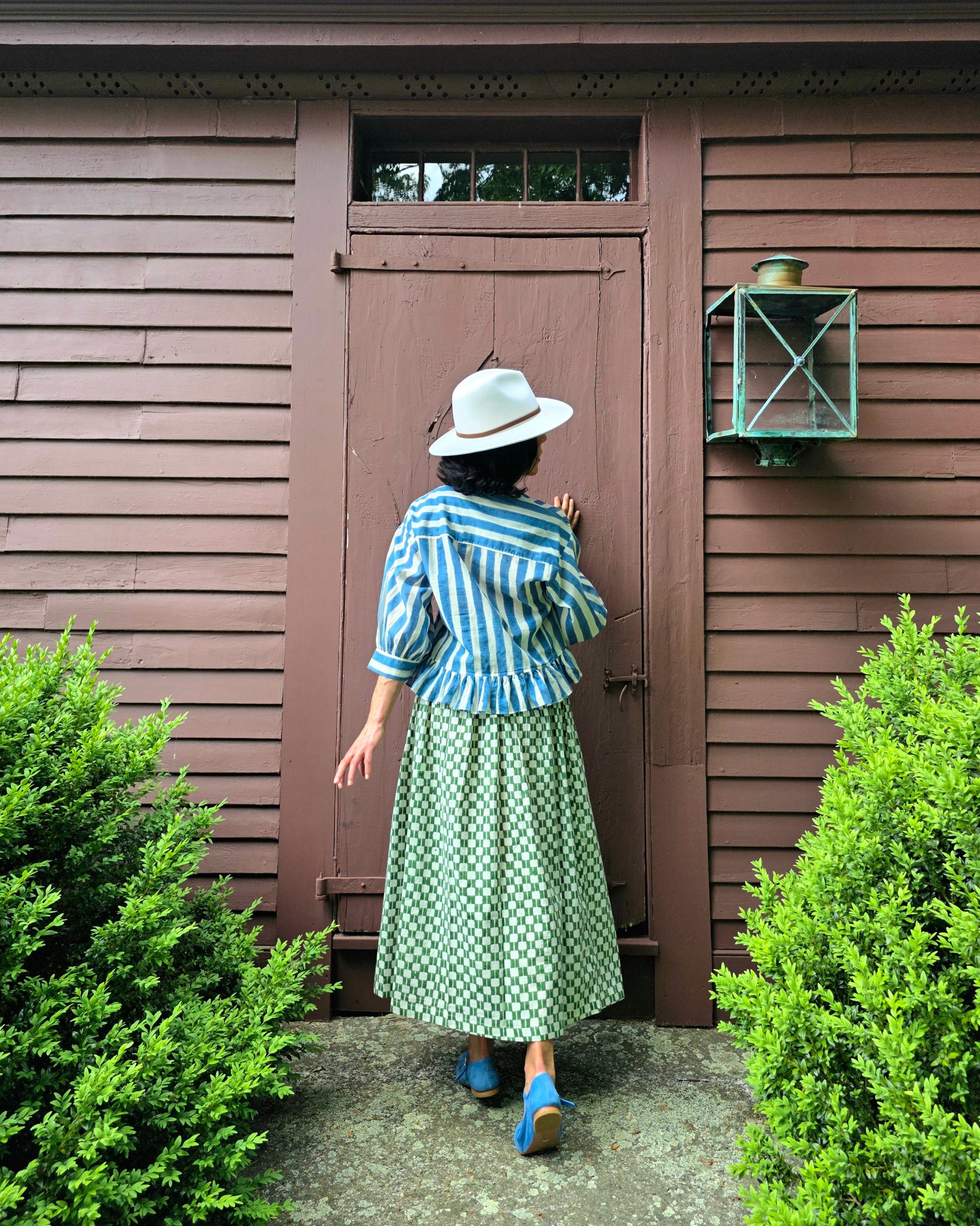 The Blue Mary Top Product Image