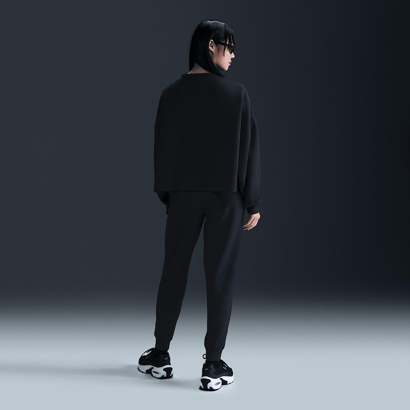 Nike Womens 24.7 ImpossiblySoft Dri-FIT Oversized Crew-Neck Top | HQ8193-010 Product Image