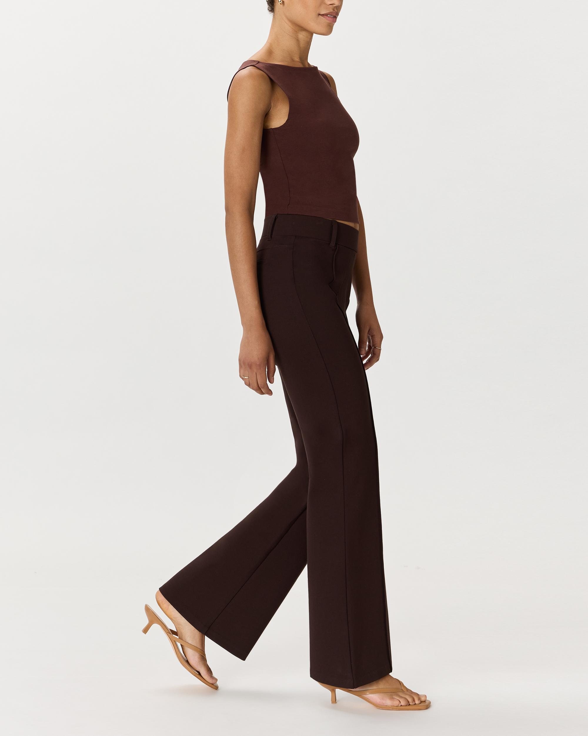 Quince | Women's Ultra-Stretch Ponte Flare Leg Pants Rayon Product Image