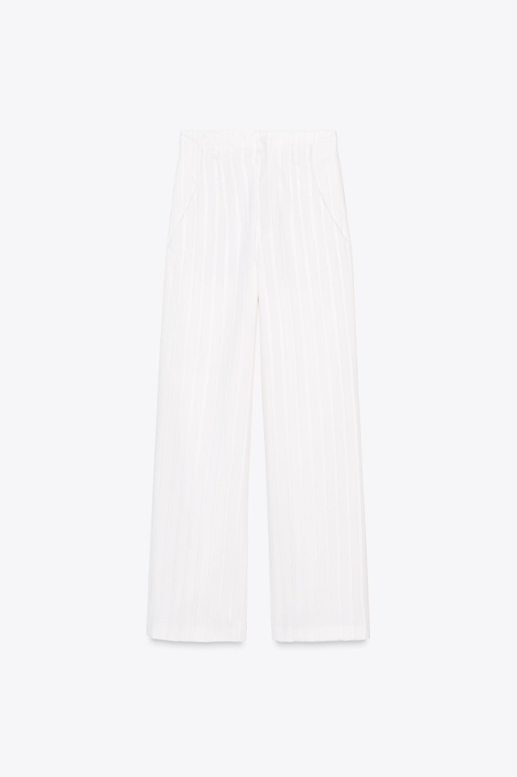 METALLIC THREAD PANTS ZW COLLECTION Product Image